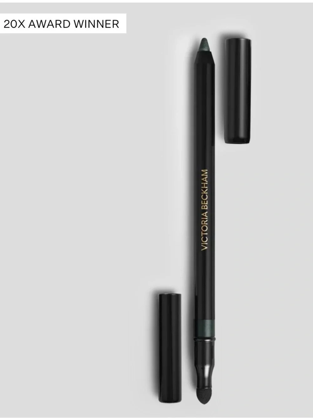 VICTORIA BECKHAM Beauty Satin Kajal Liners in Fig & Olive with Pouch - NEW